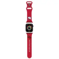 Hello Kitty Bracelet Apple Watch 38 mm en silicone rouge