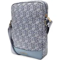 GUESS Torba GUTB10HGCFSEB 10" GCube Stripe Tablet Bag niebieski/blue (Universel), Étui pour tablette, Bleu
