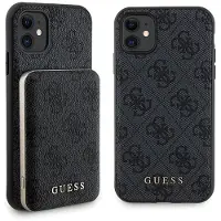 GUESS Zestaw Gubpm5n614gemgk Iphone 11 6.1 + Powerbank 5000mah 4g Phone Case Noir