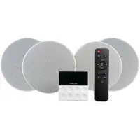 Fonestar Ks-wall-4 Speaker Set Gris One Size / EU Plug 220V