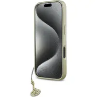 GUESS GUHCP16LGF4GGR iPhone 16 Pro 6.3" czarny/black hardcase 4G Charms Collection (Apple iPhone 16 Pro), Coque pour téléphone portable, Noir