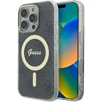 GUESS Iml 4G Magsafe Case pour Iphone 16 Pro - Noir