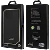 Audi Silicone Case Iphone 16 Pro Max6.9 Czarny/Black Hardcase Au-Lsrip16Pm-Q3/D1-Bk