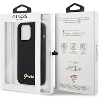 GUESS Guhmp13llslmgbk Iphone 13 Pro13 6.1 Silicone Phone Case Clair