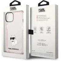 Karl Lagerfeld Klhcp14mhnchtcp Iphone 14 Plus15 Plus 6.7 Ikonik Choupette Phone Case Clair