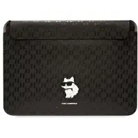Karl Lagerfeld Étui Saffiano noir pour MacBook Pro 16 pouces