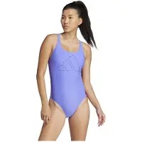 Adidas Big Bars X Back Swimsuit Bleu 36 Femme