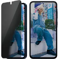 Ginza.se Protection d'écran Privacy Ultra-Wide Fit Anti-bactérienne avec applicateur pour Samsung Galaxy A36