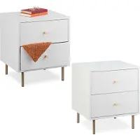 Relaxdays Table-de-nuit (45 x 40 x 52 cm)