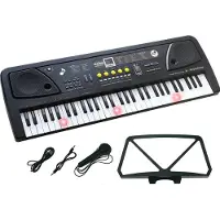 Reig Musicales Organ 61 Keys With Tomb And Audio Cable And Teacher Function Microphone Argenté