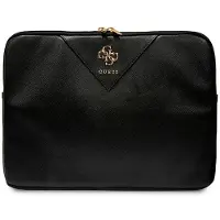 GUESS Manchon GUCS16ZPGSTEGK 16" czarny/black Triangle 4G (16"), Sac pour notebook, Noir