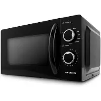 Grunkel - Micro-ondes de 20 litres et 700W de puissance avec 5 et 6 niveaux de puissance et minuterie de 60minutes couleur White (avec grill noir)