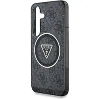 GUESS Triangle Buttons Samsung Galaxy S25 Phone Case Noir
