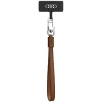 Audi Universal Phone Lanyard 28Cm 10Mm Leather Brown/Brown Au-Hslsl-Gt/D1-Bn
