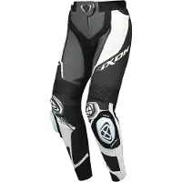 Ixon Vortex 3 PT L Noir Anthracite Blanc Femmes Pantalon Moto Cuir Taille S