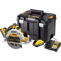 DeWalt Scie Circulaire XR 18V Sans Fil Advantage 5Ah Li-Ion Brushless 190 mm DCS573H2T-QW