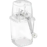 Quttin Machine à glace manuelle , transparente Transparente, taille unique