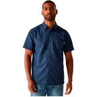 Regatta Mindanol X Short Sleeve Shirt Bleu M Homme