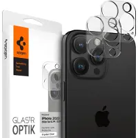 Spigen GLAStR Optik Camera Lens Protector - protection de l'îlot photo (lot de 2) pour Apple iPhone 16 Pro (Max) / 15 Pro (Max) / 14 Pro (Max) - Transparent