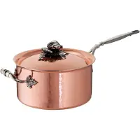 Ruffoni Opus Cupra Steelpan met Deksel, 20cm, Poêle + casserole, Cuivre