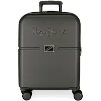 Joumma Bags ABS Reisekoffer PEPE JEANS ACCENT Antracita, 55x40x20cm, 37L, 7699131 (klein)