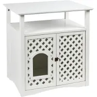 Kerbl Pet Armoire à chat Helena blanc