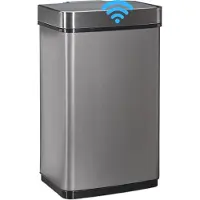 Relaxdays 10024950_0 Sensor Mülleimer 60,0 l grau