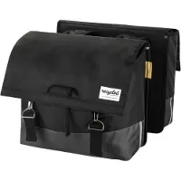 URBAN PROOF Sac à vélo double 55L gris noir - RPET recyclé