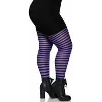 Leg avenue COLLANTS RAYURES GRANDES TAILLES 3X-4X