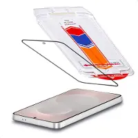 Accezz Protecteur d'écran en verre trempé + Applicateur pour Samsung Galaxy S25 Edge