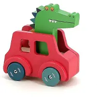 Vilac - Honking Car - Crocodile (7426G)