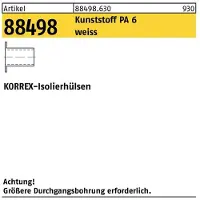 Dubo Douilles isolantes KORREX blanc synthétique p. M 10 Longueur 25 884986300100025 (100 pièces)