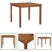 The Living Store Table de jardin 85x85x74 cm Acacia massif