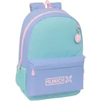Safta Munich Mellow 19l 32x43x14 Cm Backpack Vert,Bleu Enfants