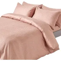 Homescapes Literie damassée taupe beige densité de fil 330, 240 x 220 cm