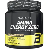 BiotechUSA Amino Energy Zero with Electrolytes complément alimentaire favorisant les performances sportives et la régénération saveur Peach Ice Tea 360 g