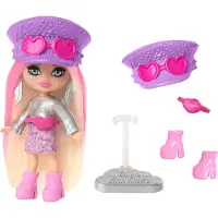 Barbie Mattel Extra Mini Minis Poupée de voyage au look métallique et désertique HPN07