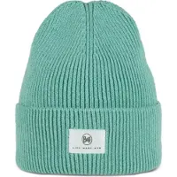 Buff Knitted Beanie Bleu