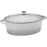 kela Cocotte Calido 6l ovale 33x26x12cm fonte gris clair