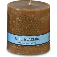 Cereria Molla Miel & Jazmin Bougie Naturelle ARTESANA 8 x 9