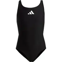 Adidas Maillot de bain de sport 'Solid Small Logo' noir / blanc