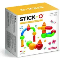 Magformers Blocs magnétiques Stick-O 901 001 Éléments de base 10