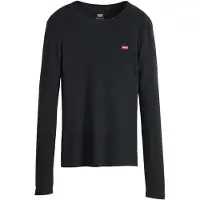 Levi's T-shirt 'Essential Housemark Long Sleeve Tee' rouge / noir / blanc