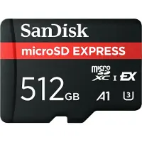 SanDisk Express 512gb Sd Card Clair