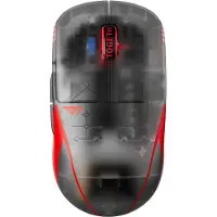 Pulsar X2 v3 Mini Wireless - T1 Limited Edition - Musique de jeu - Optisk - 5 plus court - Rd (Sans fil), Souris, Rouge