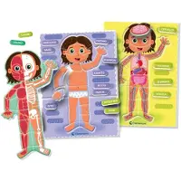 Clementoni Sapientino Montessori 4 ans, Jeu éducatif pour connaître le corps humain pour les enfants, An