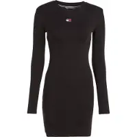 Tommy Hilfiger Femmes, Robe, TJW Corset Badge DRE DW0DW15351 BDS s, Noir, (S)