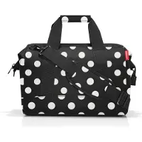 Reisenthel sac à épaule sac de voyage Allrounder Dots White noir