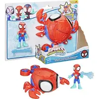 Spiderman Figurine et véhicule de l'araignée de mer Spidey Water-Webs, Marvel Spidey et ses étonnants amis, dès 4 ans