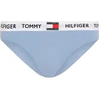 Tommy Hilfiger Femmes, Bikini, Slip femme forme bikini avec stretch, Bleu (Moon Blue), S, Bleu, (S)